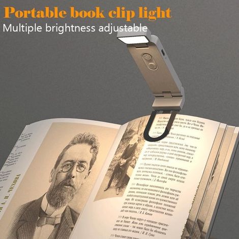 Mini torcia multifunzione ricaricabile, luce notturna per appartamenti studenteschi, lampada da lettura portatile con clip, luce segnalibro (1/5)