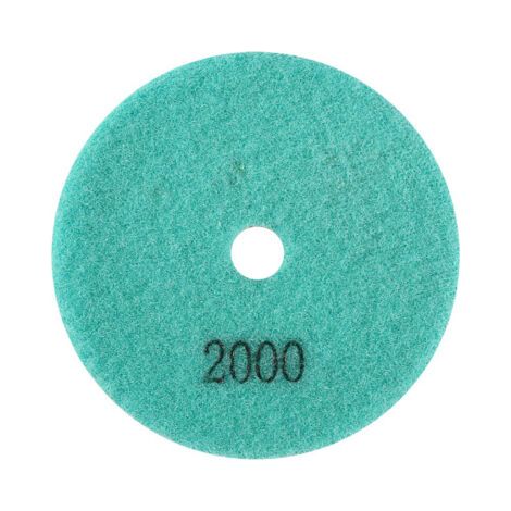 Yctze Tampons de Polissage Diamant 4 Pouces 100 Mm pour Marbre – Utilisation Humide/sèche, qualité Supérieure, Parfaits pour la Finition et la Restauration de la Pierre (2000) (1/4)