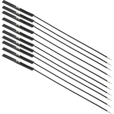 10 Stück interne 2,4-GHz-FPC-Flexible-3-dBi-Antennen integriert für drahtlose Überwachungs-Bluetooth-Module, Lötkopf (1/5)