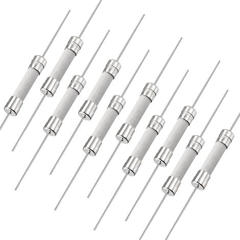 Fuses Fast Blow Wire Conductor Ceramic Fuses 6 mm x 32 mm 250 V F10A 10 Pieces (1/5)