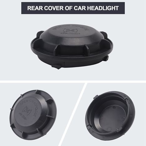1 color: Black Material: Plastic Car headlight back cover suitable for 10-177 Chevrolet Mali. (1/4)