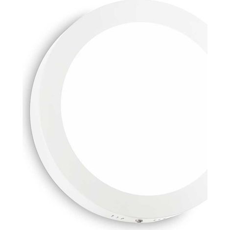 Ideal Lux UNIVERSAL Semi-encastré rond LED intégré 22 cm blanc 1950 Lm 4000 K