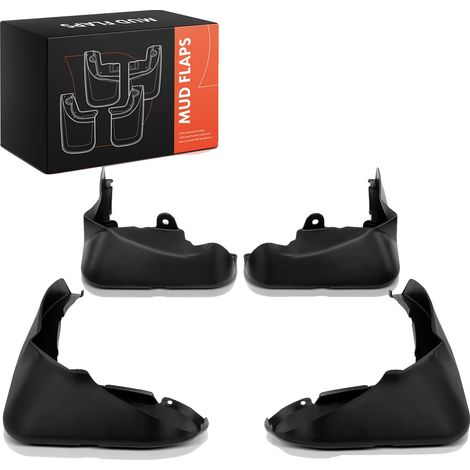 Guardabarros, plástico resistente, guardabarros delantero - 24 pulgadas, guardabarros trasero - 26 pulgadas, compatible con Mercedes-Benz W251 V251 R280 R300, fácil instalación. (1/4)