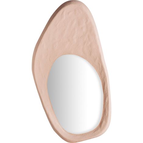 Miroir organique en résine rose pâle - rose pâle (1/5)