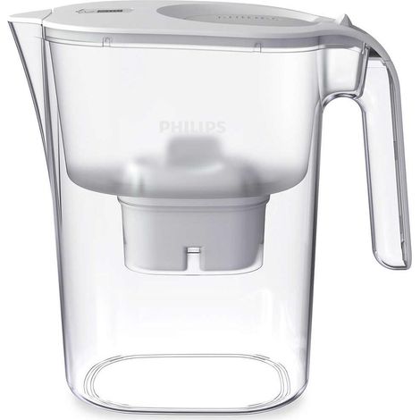 Caraffa Philips per il Filtraggio Dell'Acqua 4.0 lt con Timer Bianca - AWP2938WHT (1/4)