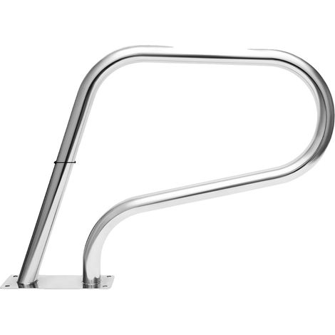 Rampe de piscine, Acier inoxydable durable, Haute capacité de charge, Argent (1/2)