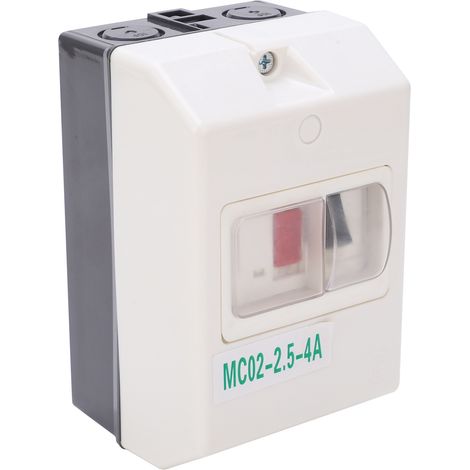 Disjoncteur Moteur Étanche IP65 MC02 2.5-4A 220V 380V pour Protection Circuits