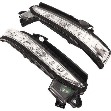 Paire de clignotants LED 12V pour rétroviseur latéral de voiture, feu de signalisation ambre pour Ford Fusion (1/5)