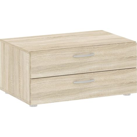 Dmora - Cassettiera Limerick, Settimino multiuso, Comò camera da letto, Mobile con cassetti, 74x52 h35 cm, Rovere