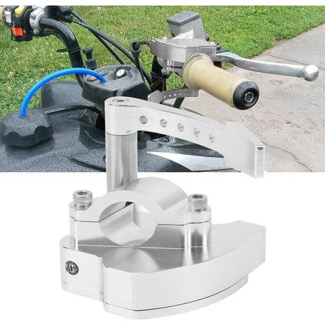 Universeller 7/8"-ATV-Gashebel, kompatibel mit Yamaha, Suzuki, Polaris, Can-Am, Kawasaki, Honda, Arctic Cat und KYMCO (Silber) (1/5)