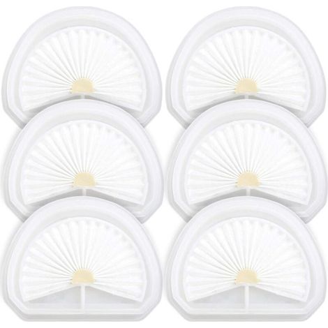 Lot de 6 filtres à Vide VLPF10 pour Black and Decker Dustbuster HLVA315J HLVA320J00 N575266 HLVA325JP07 aspirateur à Main, remplace la pièce VLPF10, N600601 (1/5)