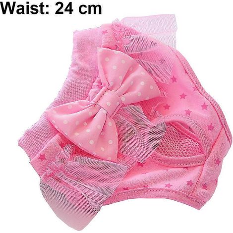 Culottes hygiéniques pour chiennes, sous-vêtements physiologiques en coton à bulles, idéales pour les petits chiens, tapis d'apprentissage pour chiots, couches-culottes pour chiennes à enfiler, confor (1/4)