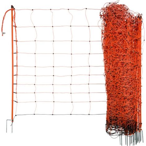 RETI PER ELETTRORECINZIONI 27263 OVINI ROTOLO 50MT - H TOTALE 120CM (1/10)