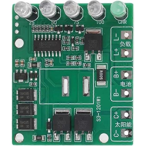 12V MPPT-Solarladeregler für Lithium-/Lithium-Eisenphosphat-Ternärbatterien, Lademodul, 3S-Solarladesteuerplatine (1/5)