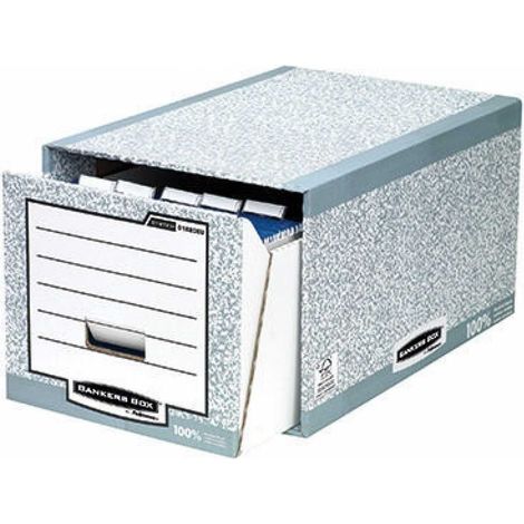 Bankers Box Schubladenarchiv System 01820EU grau/weiß (1/5)