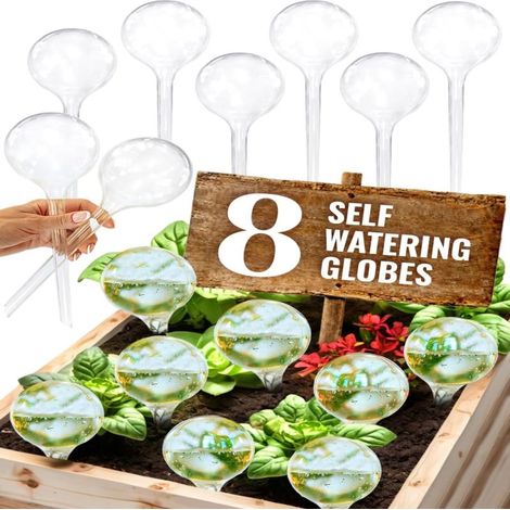 globes d'arrosage plastique, kit arrosage automatique, accessoires pots intérieur/extérieur