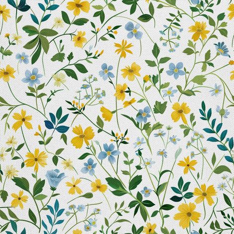Tela decorativa para exteriores Oxford - Motivo primaveral I DX7206 (1/5)