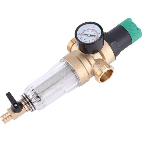 Soupape de Réduction de Pression D'eau Très Durable avec Jauge pour Applications Hydrauliques (1/5)