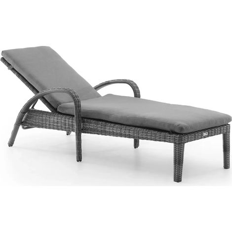Lettino da giardino Grazia Oltre royal grigio Homms (1/5)