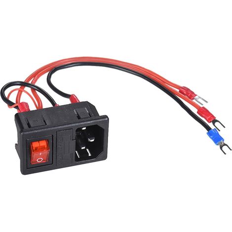 220V/110V 15A Netzstecker mit Sicherung für 3D-Drucker (DIY) (1/5)