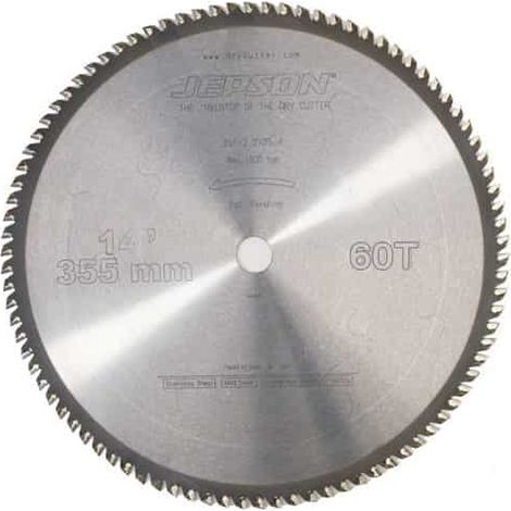 JEPSON Lame de scie carbure Ø355mm - Fonte - 600591 - 355 mm - 2.2 mm - 25,40 mm - 60 dents