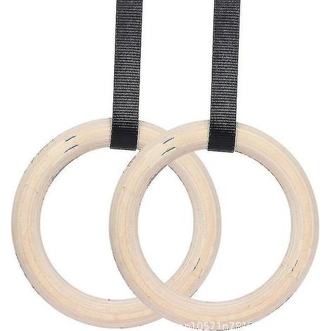 CREA Birch Gymnastics Ring, Professional Adjustable Fitness Ring, A Pair Of 28 Birch Rings (1/5)