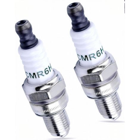Lot 2 bougies allumage CMR6H NGK 3365 pour débroussailleuse Stihl FS90 FS100 FS110 FS90R FS110R durable (1/5)