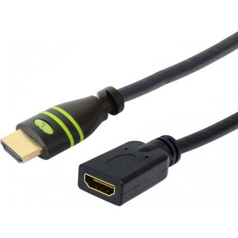 Techly Cavo Prolunga HDMI High Speed con Ethernet 4K@60Hz M/F 0,2 m (1/5)