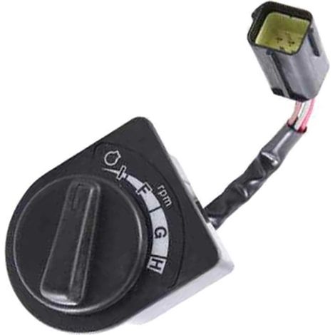 Bouton de commande d'accélérateur pour pelle hydraulique VOLVO EC210D, EC240D, EC380D, EC480D (pièces détachées 14659778) (1/5)