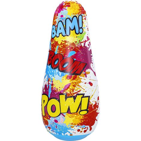 Bestway Aufblasbarer Comic Boxsack 119 cm +3 Jahre Innen- und Garten 52630