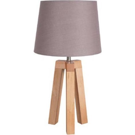 Lampe Trépied Stockholm Abat Jour Gris (1/3)