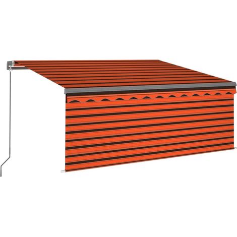 Maison Exclusive - Markise Manuell Einziehbar mit Rollo 3x2,5 m O