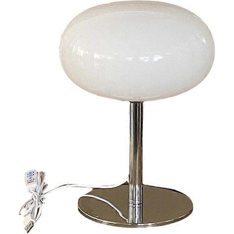 Lampe de table en forme de sucette, lampe de chevet avec 3 lampes USB à intensité variable de couleur pour la chambre, le bureau ou la lecture. (1/5)