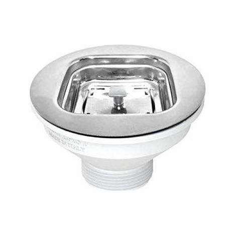 Piletta 114 mm tappo cestello quadrato 1"1/2