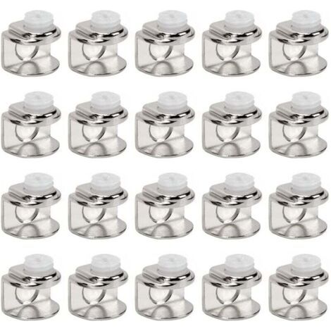 QORVA-20 pinces à verre, support d'étagère en verre, supports réglables. Ce support permet d'installer du verre d'une épaisseur de 4 à 9 mm.
