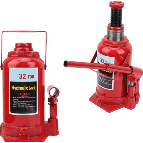 Cric Bouteille hydraulique – 32 tonnes - Support de levage hydraulique résistant dans une boîte Jack pour petits ou grands véhicules (1/5)