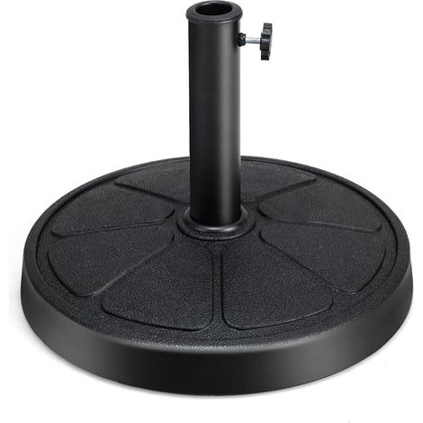 Portaombrelli pesante da 14 kg con diametro di 45 cm per pali ombrellone di 3848 mm