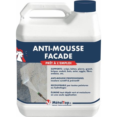 Antimousse Facade - 1 L - Incolore - Metaltop (1/5)