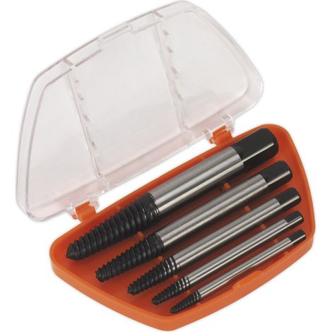 Sealey Helix Type Screw Extractor Set 5pc AK722