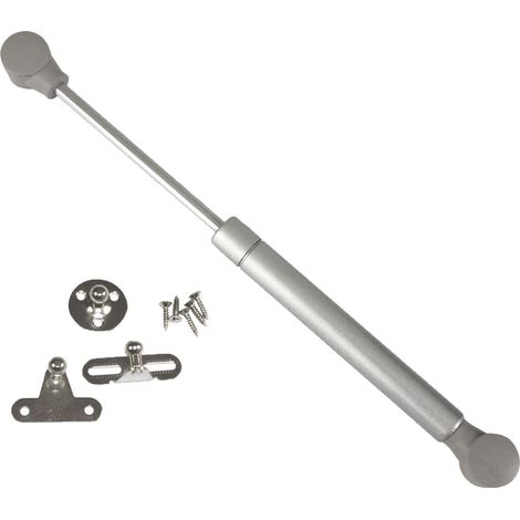 Amig - Compas de Gaz pour Portes Abattantes Ouverture Ascendante Amortie Charge 12 KG Fixation Bois et Aluminium Modèle 95, Multicolore, Acier, Aluminium, Bois (1/4)