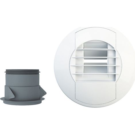 Bouche hygroréglable pour sdb 45 m3/h ALIZE HYGRO - AXELAIR - BHS1545 (1/2)