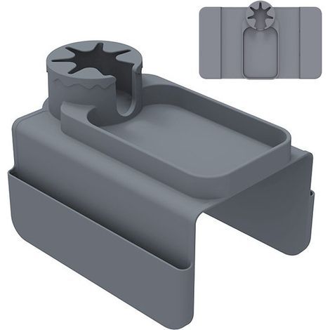Drehbarer Armlehnen-Organizer – Flexibler Sofa-Organizer – Silikon-Becherhalter fürs Sofa – Rutschfestes Sofa-Tablett – Für Kaffee, Getränke, Handy und Fernbedienung – Sofa/E (1/5)
