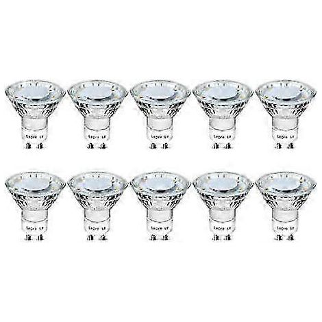 Ampoules LED Lepro GU10, projecteur blanc froid 5000K, équivalent 50W, 4W 325lm, faisceau large 100°, non dimmables, lot de 10 (1/5)