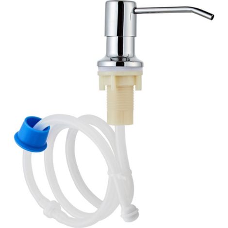 Seifenpumpen-Set für Spülbecken, Seifenspender aus Edelstahl 304 mit Silikonschlauch für Küche und Bad (1/5)