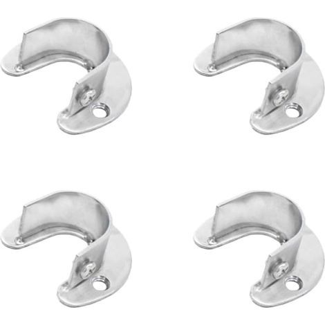 4 Piece Installation Resistant Steel Brackets Balcony Clothes Closet (1/5)