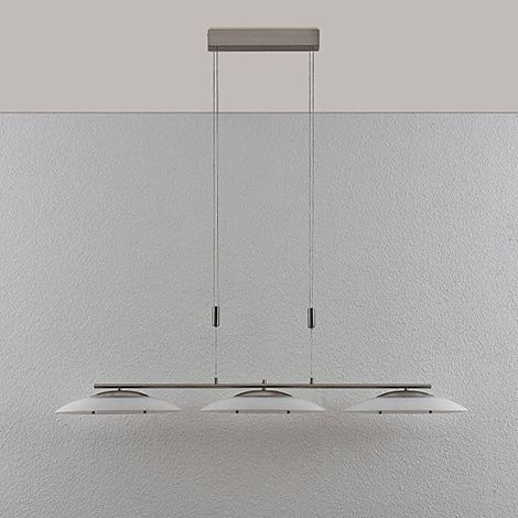 [NEUWERTIG] B-Ware Lindby LED-Hängeleuchte Judie modern in Weiß aus Glas Deckenlampe Pendelleuchte (1/2)