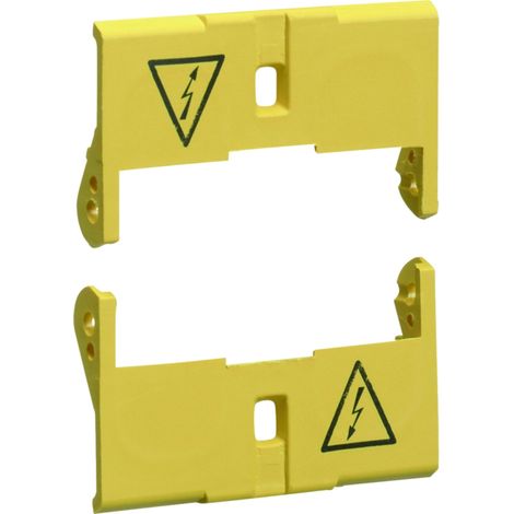 Cache bornes inter dif 25-63A – Protection différentielle bipolaire – Accessoire pour tableau électrique – Hager (1/2)