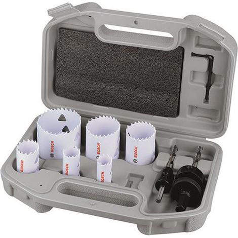 Bosch Multi Material Hole Saw Plumbers Set 9-Piece, 6 Sizes wi...