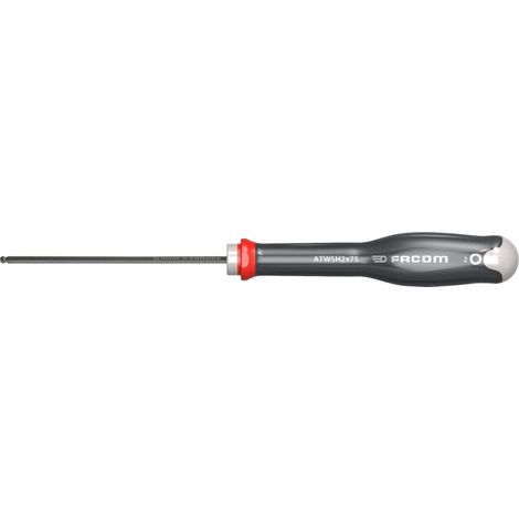 Tournevis Protwist 6 Pans émmanchées à tête sphérique - 2 mm x 75 mm