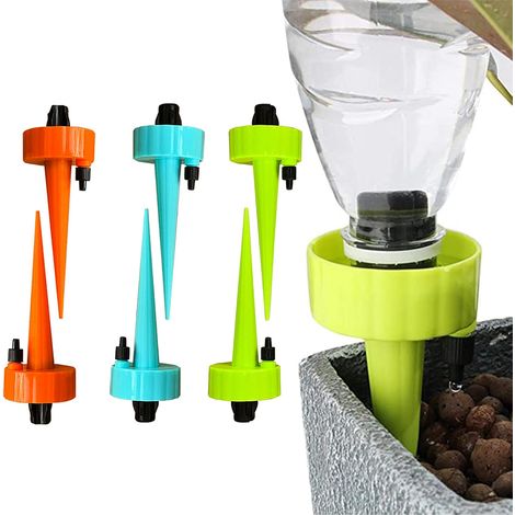 6 Pieces Plant Self-Watering Spike Adjustable Garden Watering System Garden (1/5)